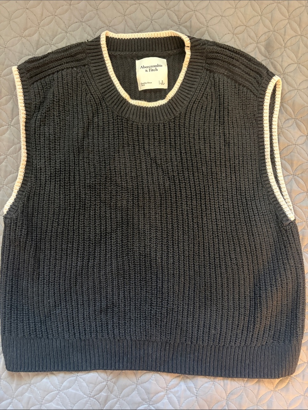Abercrombie & Fitch Chunky Knit Sweater Vest | Women’s Small